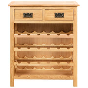 Cantinetta Portavini 72x32x90 cm in Massello di Rovere 247043