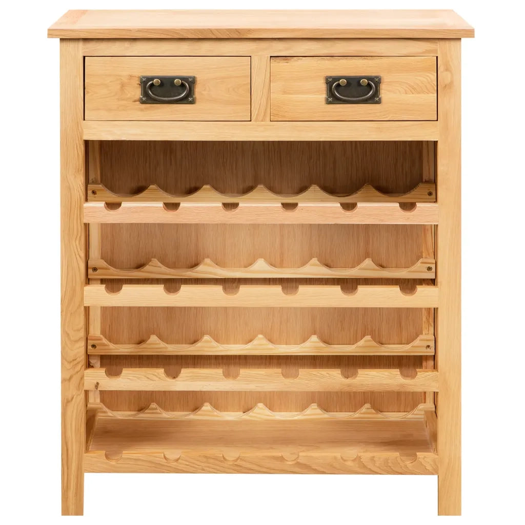 Cantinetta Portavini 72x32x90 cm in Massello di Rovere 247043