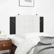 Cuscino testiera Zadar Bianco e Nero 100 cm in Similpelle 3207729