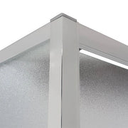 Box doccia 80x170 cm con porta scorrevole e vetro opaco H 200 cm Ted