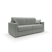 Chris Divano letto matrimoniale tessuto impermeabile 186 cm grigio