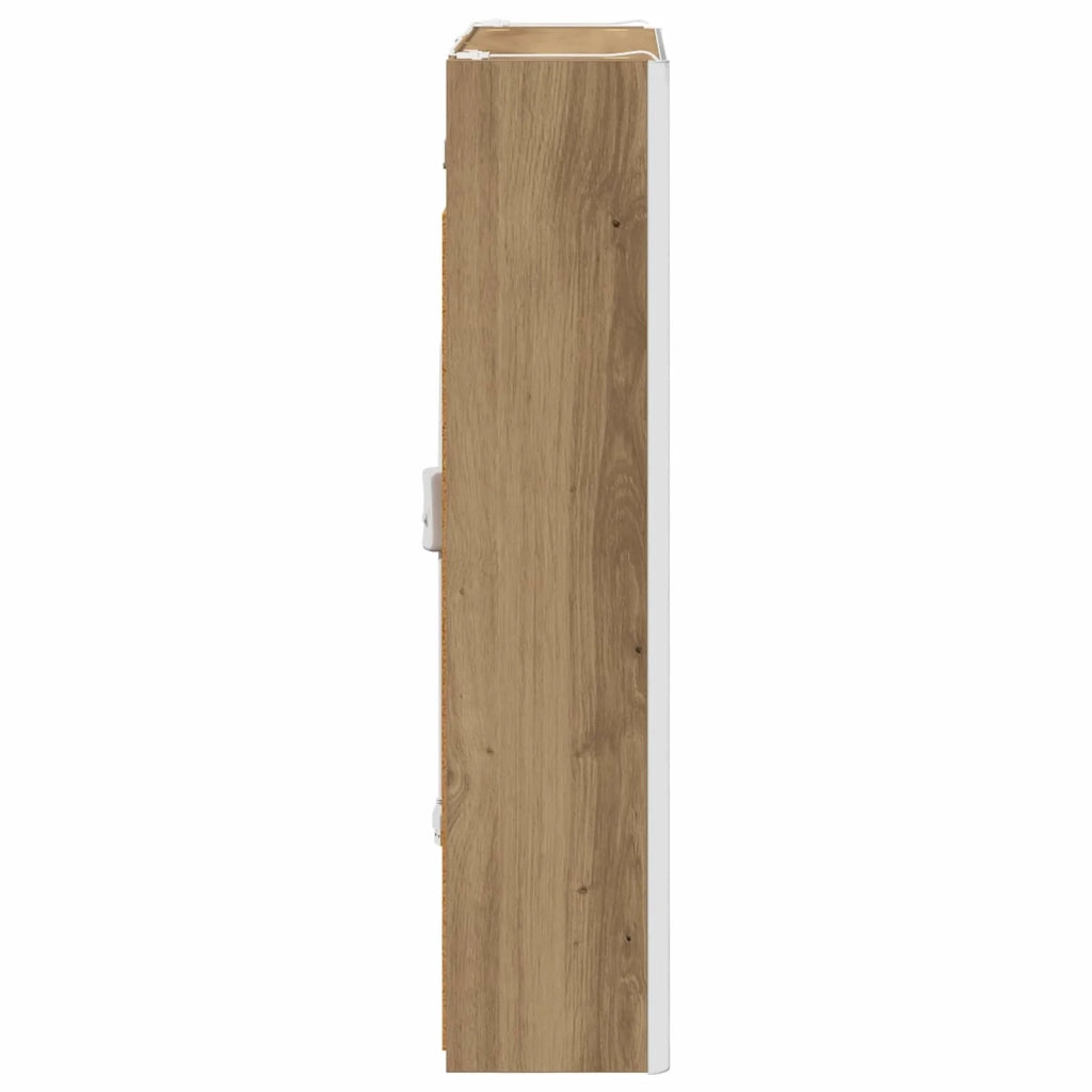 Mobiletto per specchio da bagno Rovere Artigianale