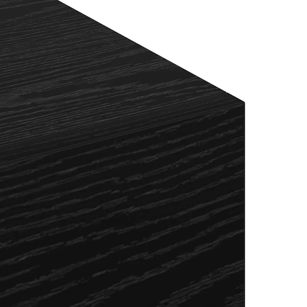 Armadietto a muro Rovere nero 100 x 36.5 x 35 cm