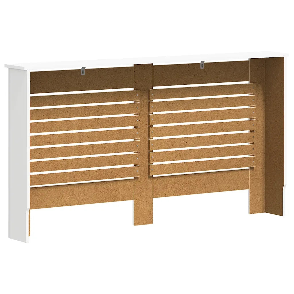 Coperture per Radiatori 2 pz Bianche 152x19x81,5 cm in MDF 3051375