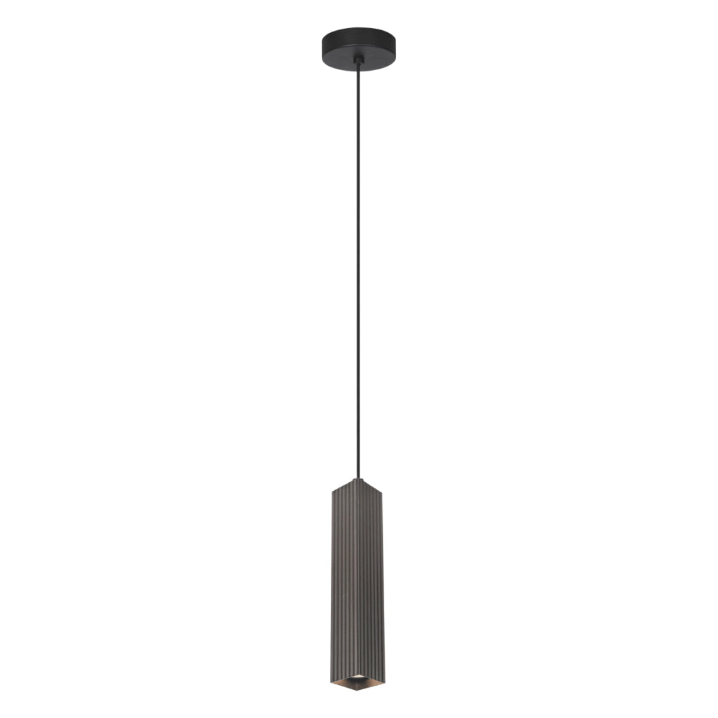 Sospensione Italux Tecno tubolare quadra bronzo GU10