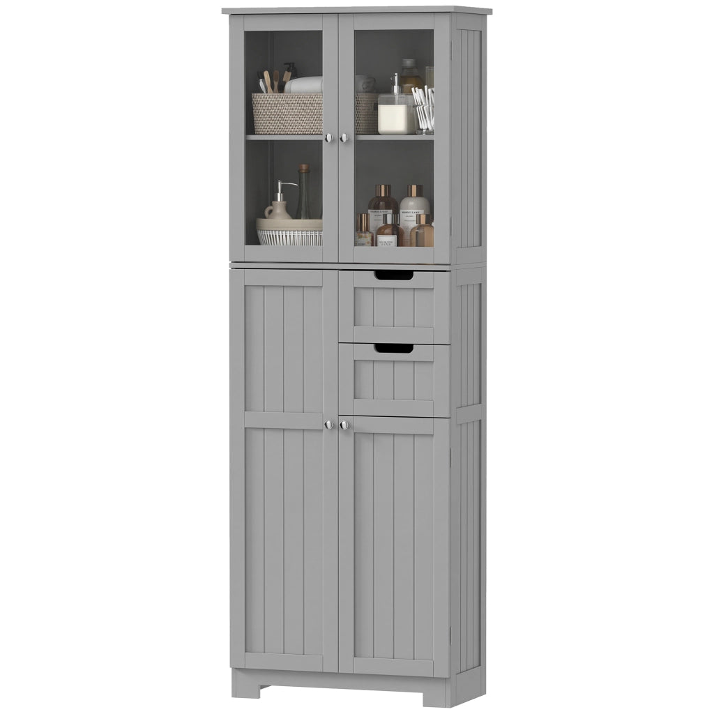 Mobile bagno alto contenitore, 60x30x170 cm, grigio