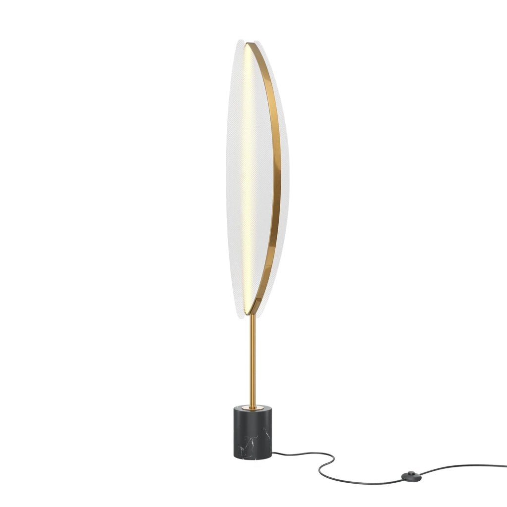 Maytoni Lampada da terra moderna Breeze 1 luce LED integrato ottone alluminio