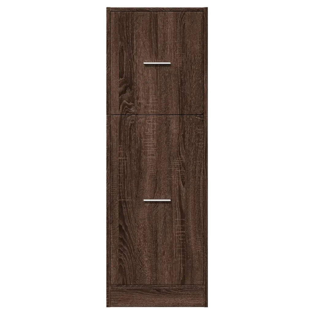 vidaXL Armadietto da Farmacia Rovere Marrone 40x41x118 cm Truciolato