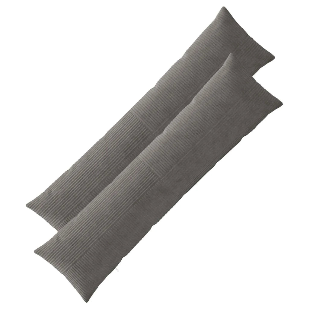 Federa 2 pcs ALMELO Grigio Scuro 40 x 145 cm corduroy 914296