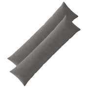 Federa 2 pcs ALMELO Grigio Scuro 40 x 145 cm corduroy 914296