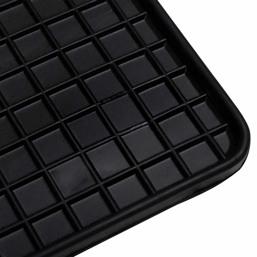 Tappetino per Auto 4 pz Nero Gomma CFW4300782