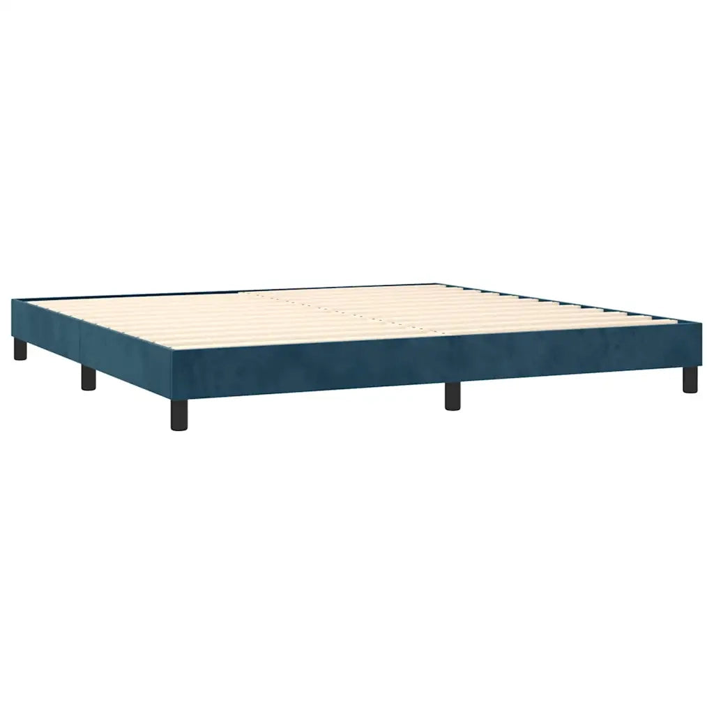 Giroletto a Molle Blu Scuro 200x200 cm in Velluto cod mxl 57737