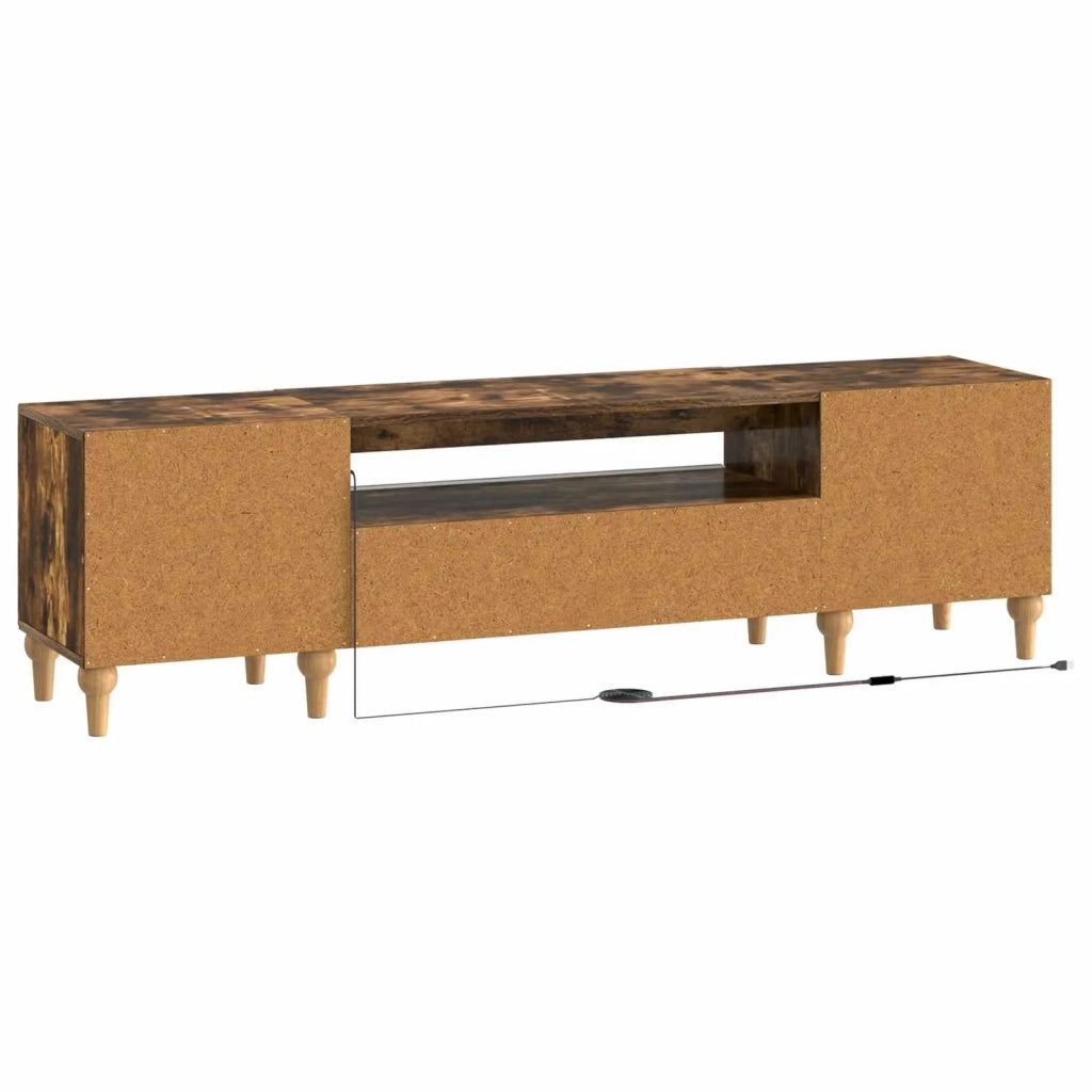 Mobile TV LED Rovere Fumo Legno ingegnerizzato 896250