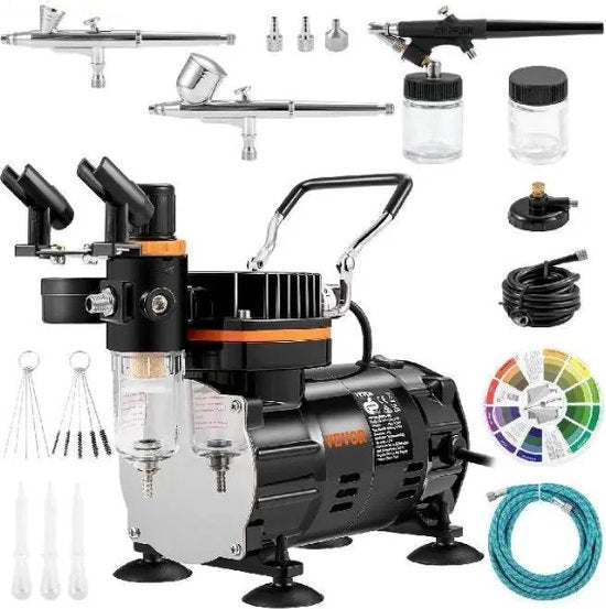Kit di pennello ad aria - Professionale - Pennello ad aria elettrico - Leggero e portatile - 120W - 220V - 60Hz