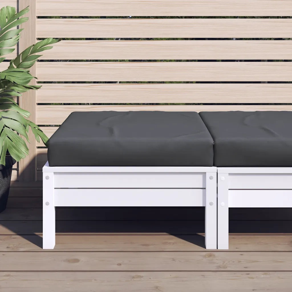 Cuscino per Pallet Antracite 60x60x9,5 cm in Tessuto 361792