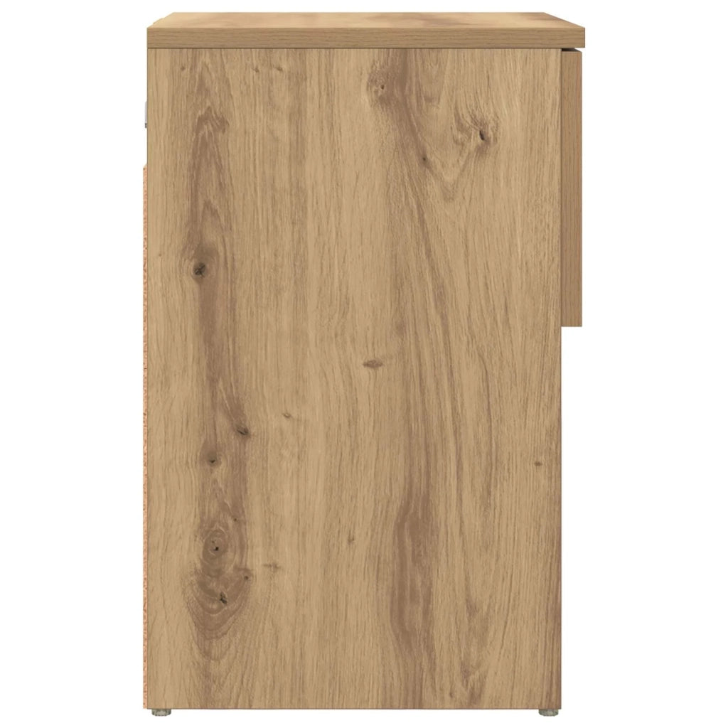 Armadietto per letto Rovere Artigianale 29 x 31,5 x 49 cm