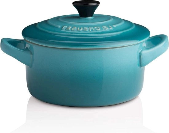 Piatto da brasatura 250 ml 8 OZ 10cm rotondo blu-verde - formato piccolo