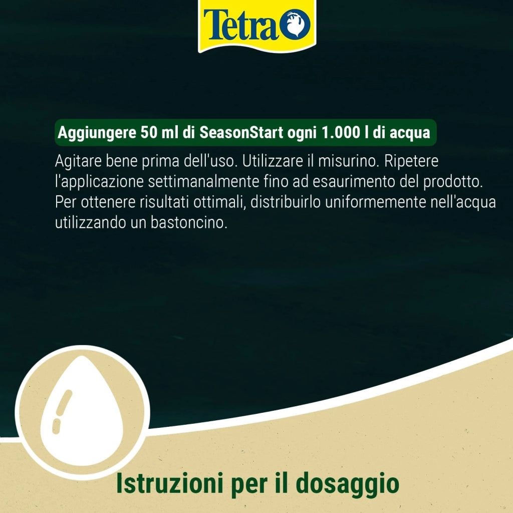 Tetra Pond SeasonStart 250ml – Attivatore primaverile per laghetti ornamentali