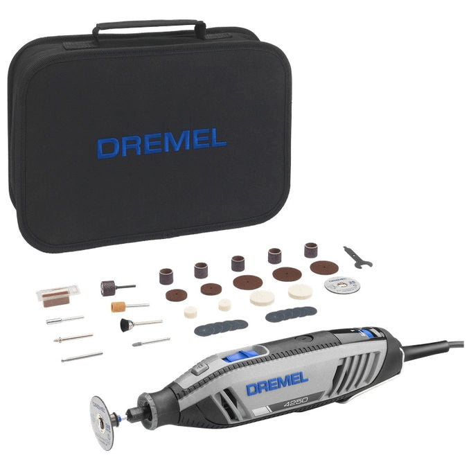 Dremel F0134250JA 4250 Multiutensile a Filo 175 W 5.000 - 35.000 1-min con Sistema di Sostituzione EZ Twist Accessori Inclusi 35 colore Nero