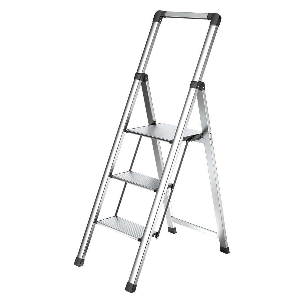 SGABELLO 'ALU-STEP' 3 gradini - aperto cm 72 x 45 x h.128,8  - KASART