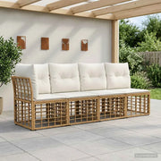 Divano da Giardino 4 Posti con Braccio Sinistro 4 pcs 42026734