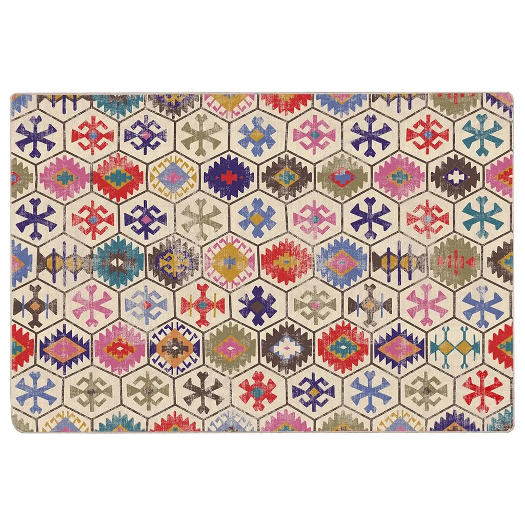 Tappeto Lavabile Multicolore 190x300 cm 136583