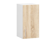 Mobile da cucina pensile sistema AKORD LIMA Bianco 30 cm 1 anta inserto frontale Sonoma Quercia 30x30,5x58 cm
