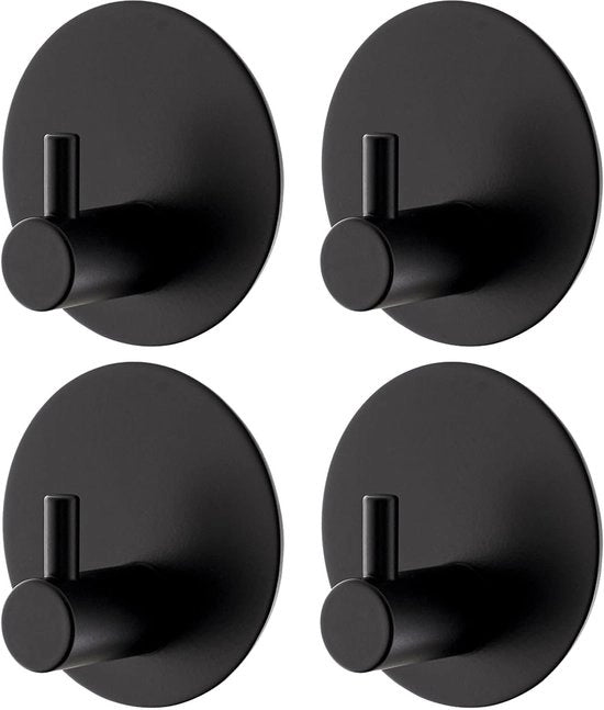 Set di 4 chiodi adesivi forti - acciaio inossidabile per bagno e cucina