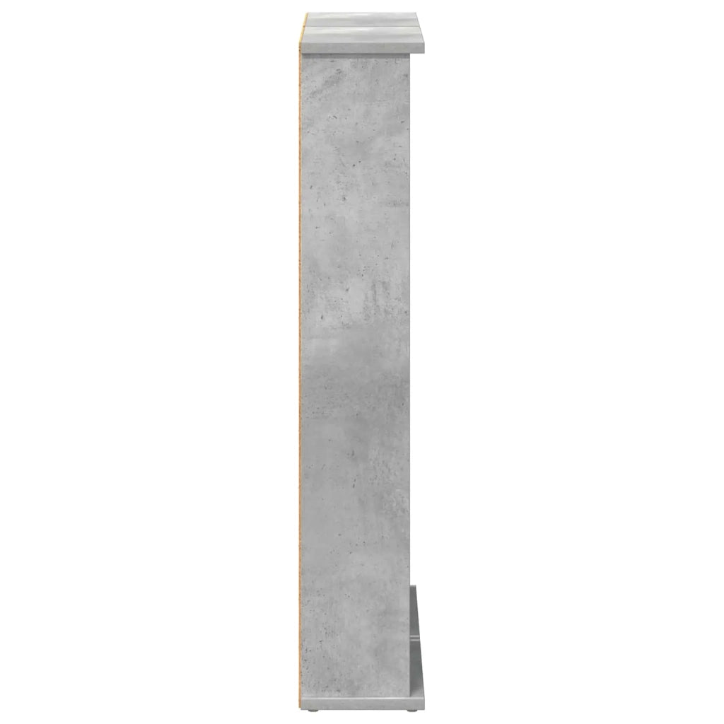 Mobile per CD Grigio Cemento 60 x 17 x 92 cm 8012736