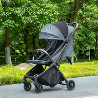 Passeggino per Bambini fino a 15 Kg 87x50x103 cm Chiusura con una Mano Blu e Nero