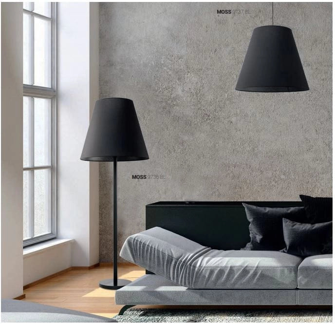 Lampadario sospensione Nowodvorski MOSS nero Ø58 3xE27