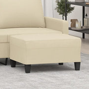 Poggiapiedi Crema 70x55x41 cm in Tessuto 349349