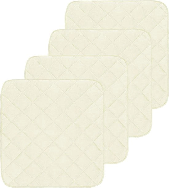 Pannoloni idrorepellenti da asciugare 4 pezzi - assorbitori per sedute 22 x 21 cm