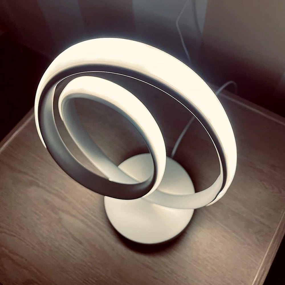 Lampada da Scrivania Comodino Notturna alta Illuminazione a Led Design Moderno