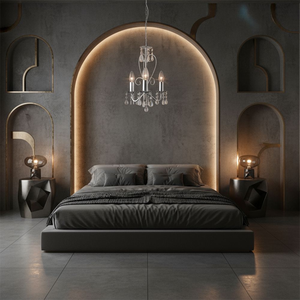 Lampada Da Soffitto Ebt011-3cp Chrome