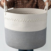 Mand per coperte | Mand per coperte e asciugamani | Mand per bambini | Mand per la camera dei bambini | Mand per giocattoli | Mand per bambini 56x56x36 - Grigio