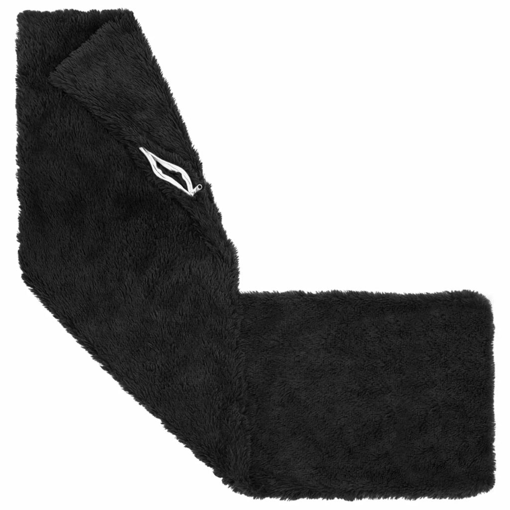 Cuscino con cuscino HEERLEN Nero 40 x 145 cm Fleece PV 926301