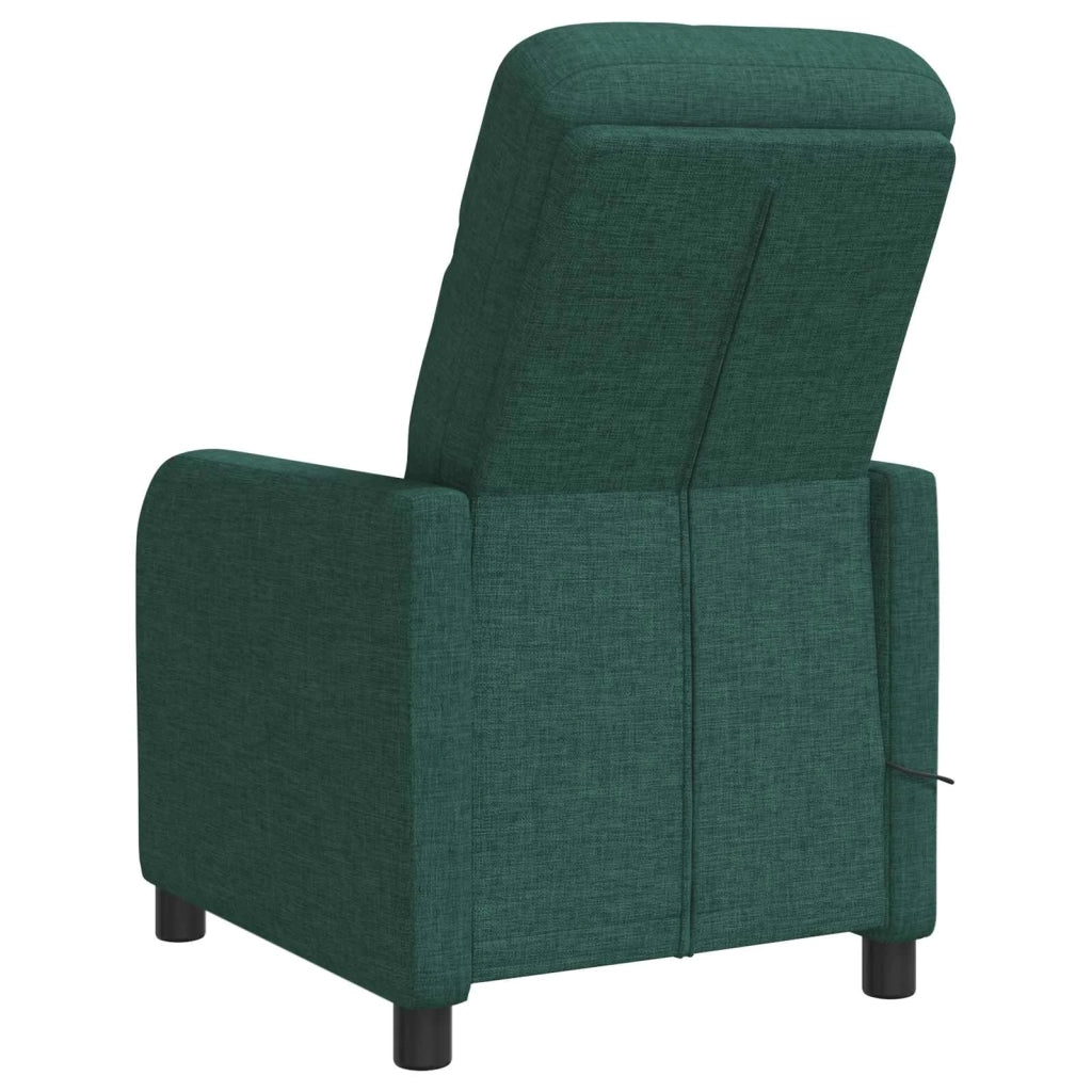 Divano Sedia-Poltrona Massaggiante Verde Scuro Tessuto 563491