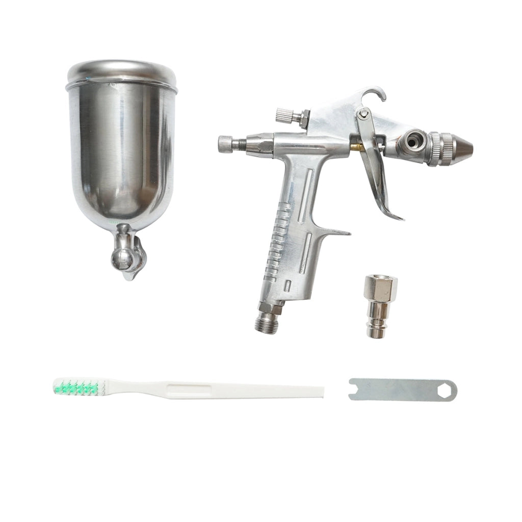 Pistola per verniciatura ad aria compressa 200 ml, ugello 0,5 mm, portata 60 ml/min, pressione max 2,5 bar K-3