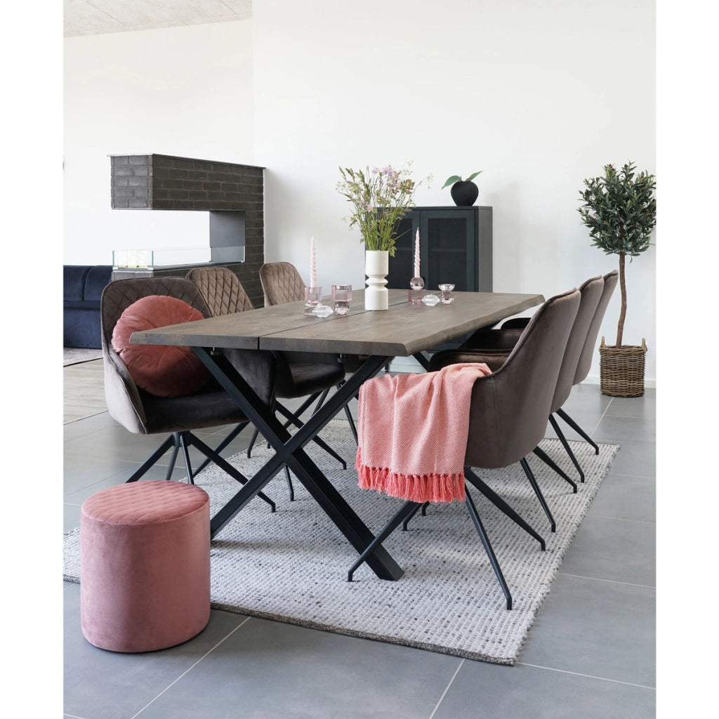 Vetrinetta Melbourne, Nero, Metallo, 40x80x120 cm