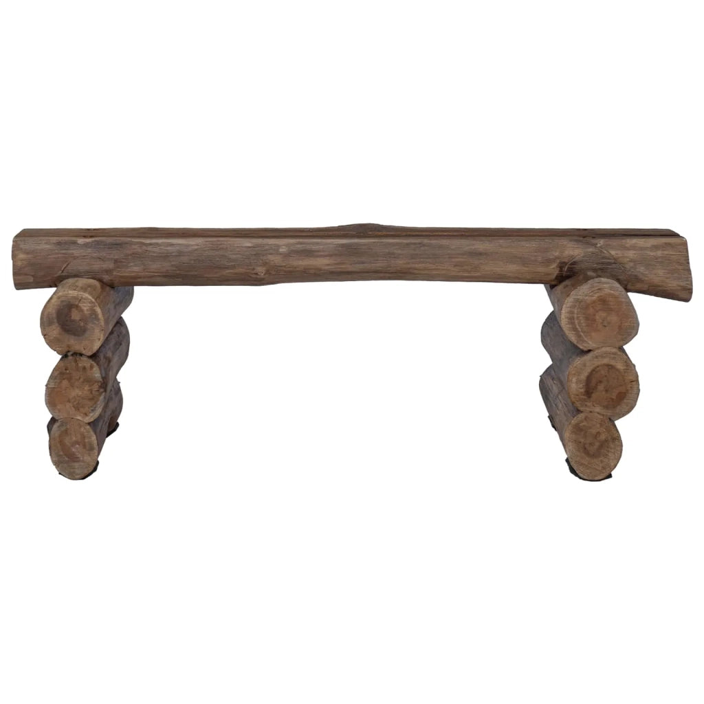 panchina Naturale 110 x 30 x 34 cm Legno di teak solido 42012361