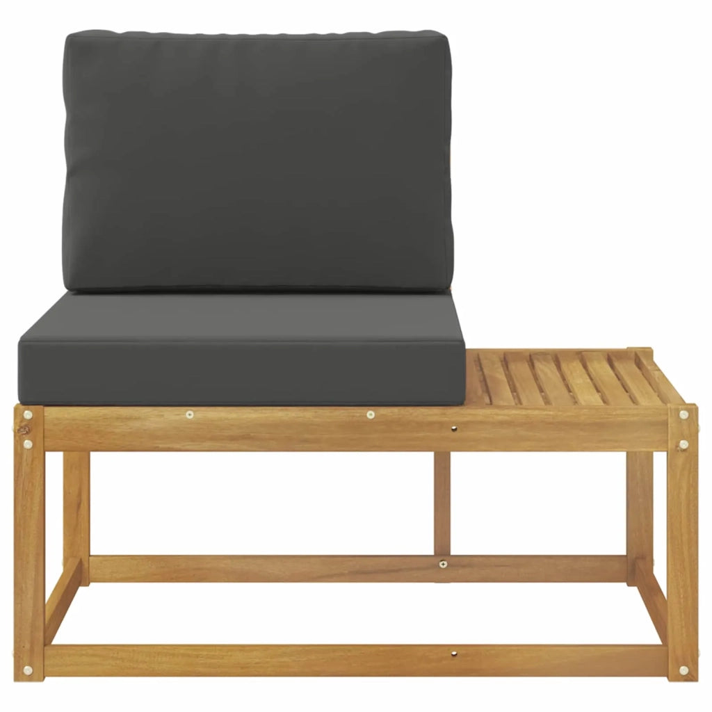 Divano da Esterno con cuscino-Divano da Giardino Bianco 91 x 63 x 73 cm 524049