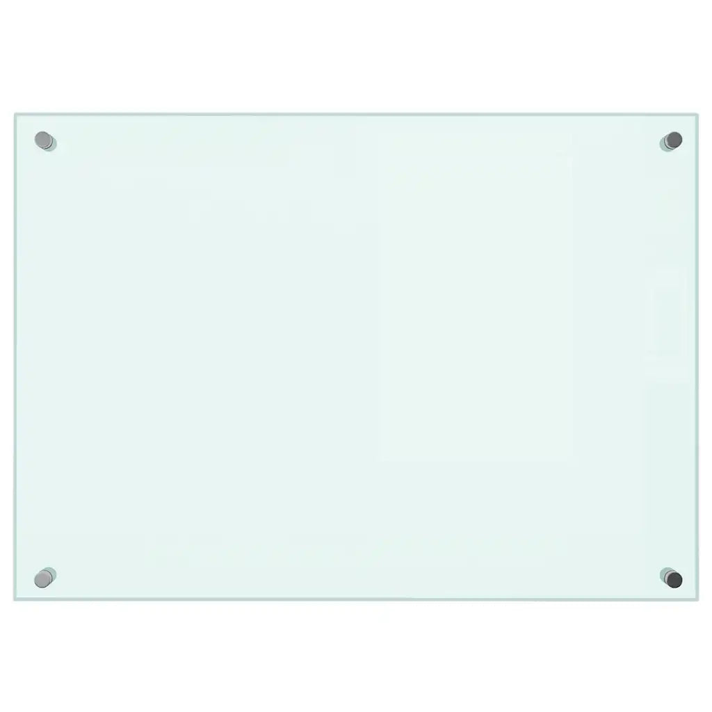 Paraschizzi per Cucina-Paraspruzzi per cucina Bianco 70x50 cm in Vetro Temperato