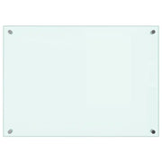 Paraschizzi per Cucina-Paraspruzzi per cucina Bianco 70x50 cm in Vetro Temperato