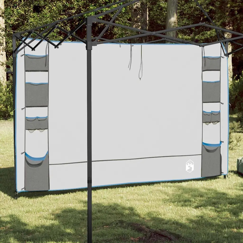 Organizzatore da Tenda Appeso Grigio e Blu 320 x 182 cm Oxford 42001149