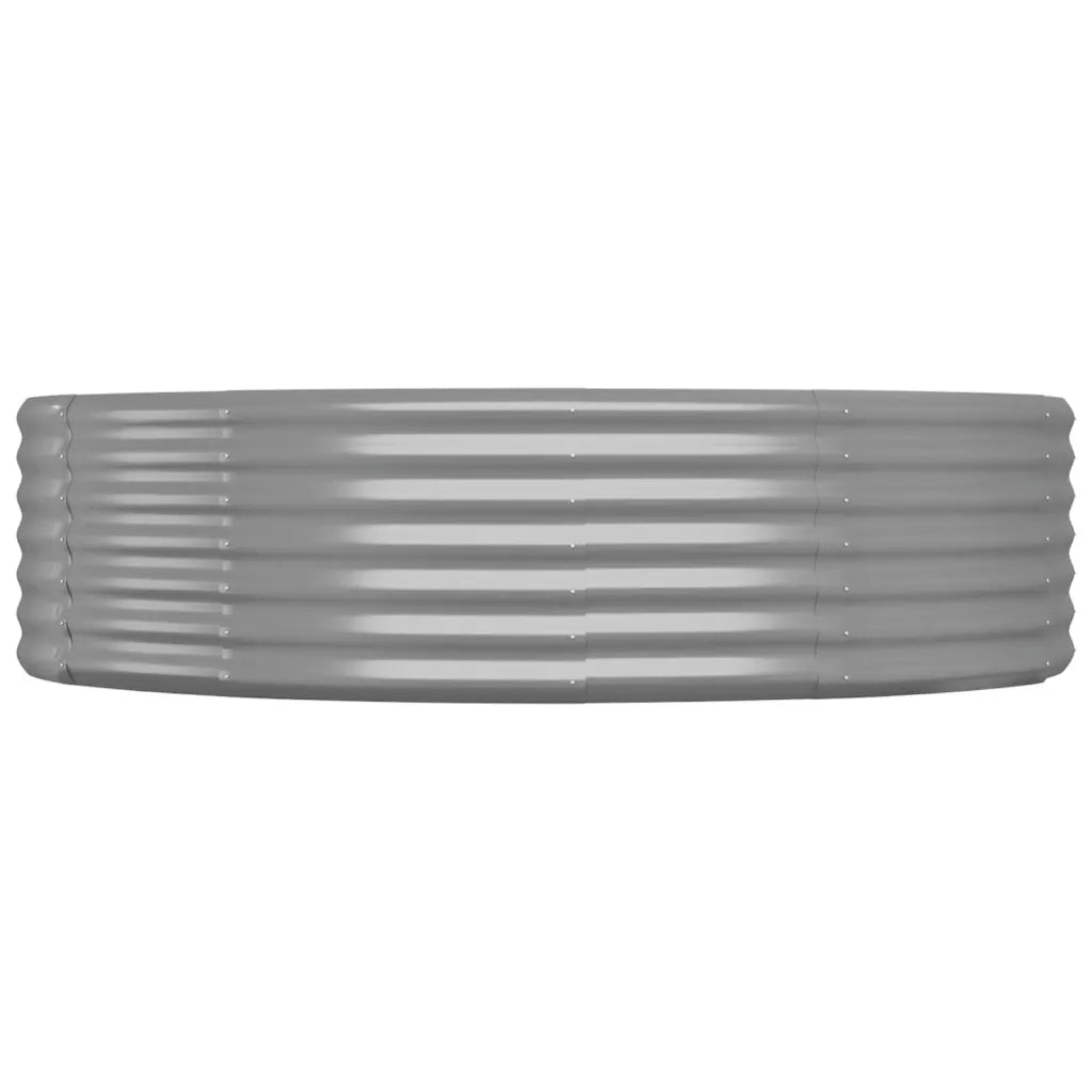 Vaso Giardino Acciaio Verniciato a Polvere 214x140x36 cm Grigio cod mxl 66903