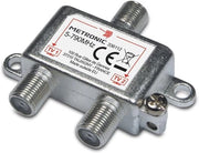 Divisore Segnale TV per 2 TV - Distributore Cavo Coassiale con F-Connessione