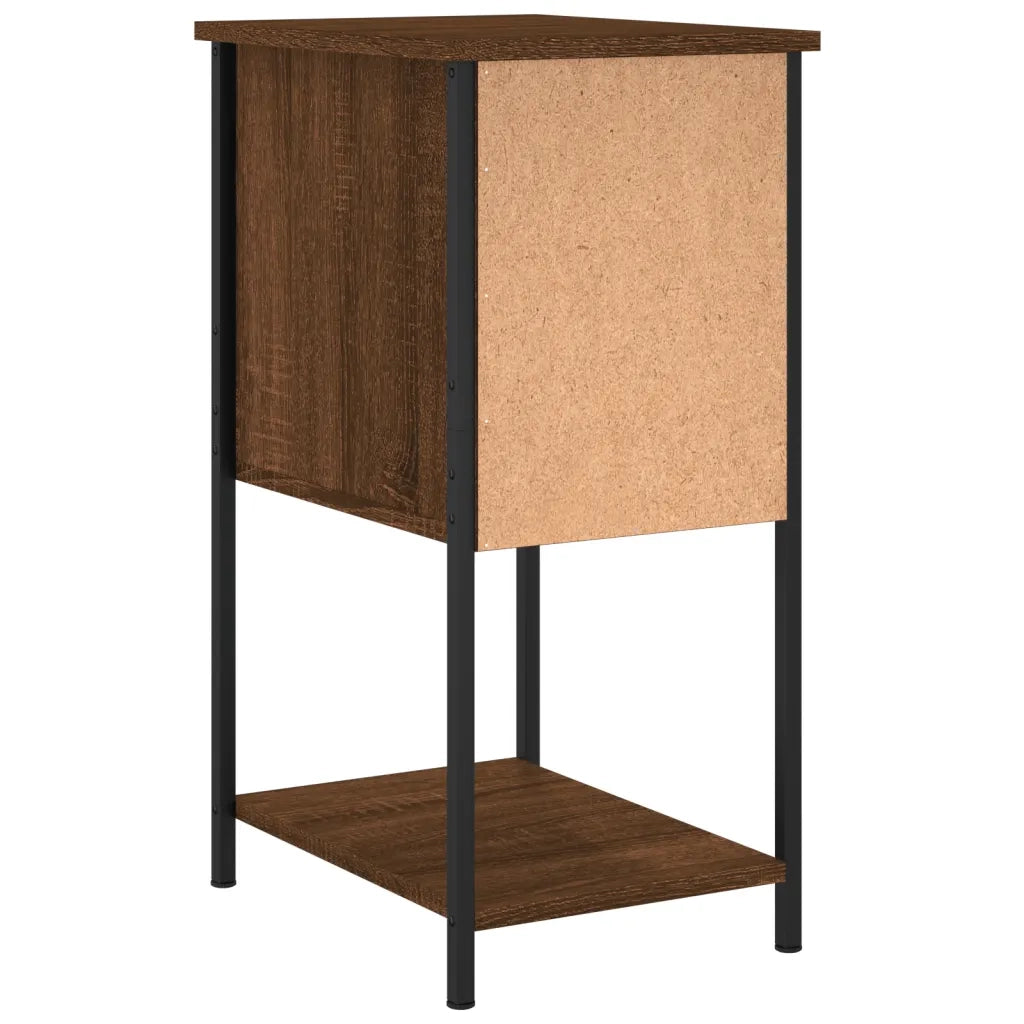 Comodini 2 pz Rovere Marrone 32x42x70 cm in Legno Multistrato 826102