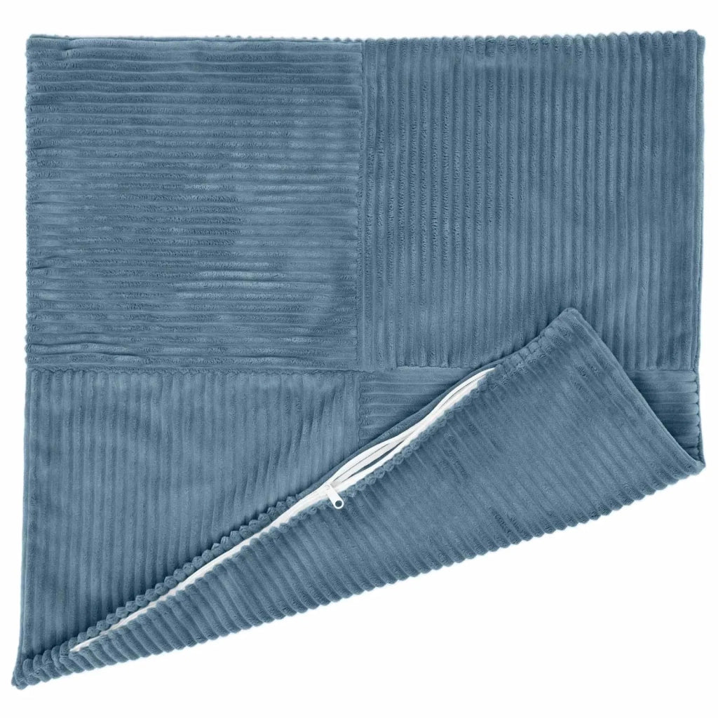 Federa 6 pcs ALMELO Blu 65 x 65 cm corduroy 915504