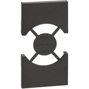 Cover bticino living now per prese standard p40 2 moduli varie finiture *** colore nero, confezione 1